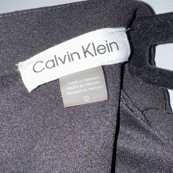 NWT Long-sleeved Tie-neck Scuba Crepe Dress - Picture 6 of 8